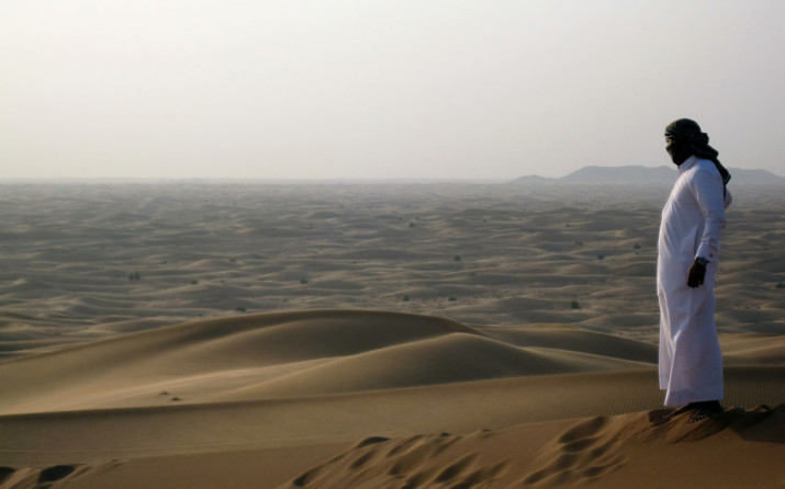 Ausblick in die Wüste