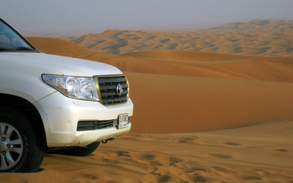 Mit dem Jeep in der Wüste