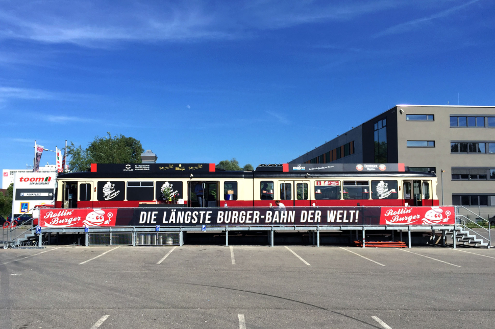 Die längste Burger-Bahn der Welt!