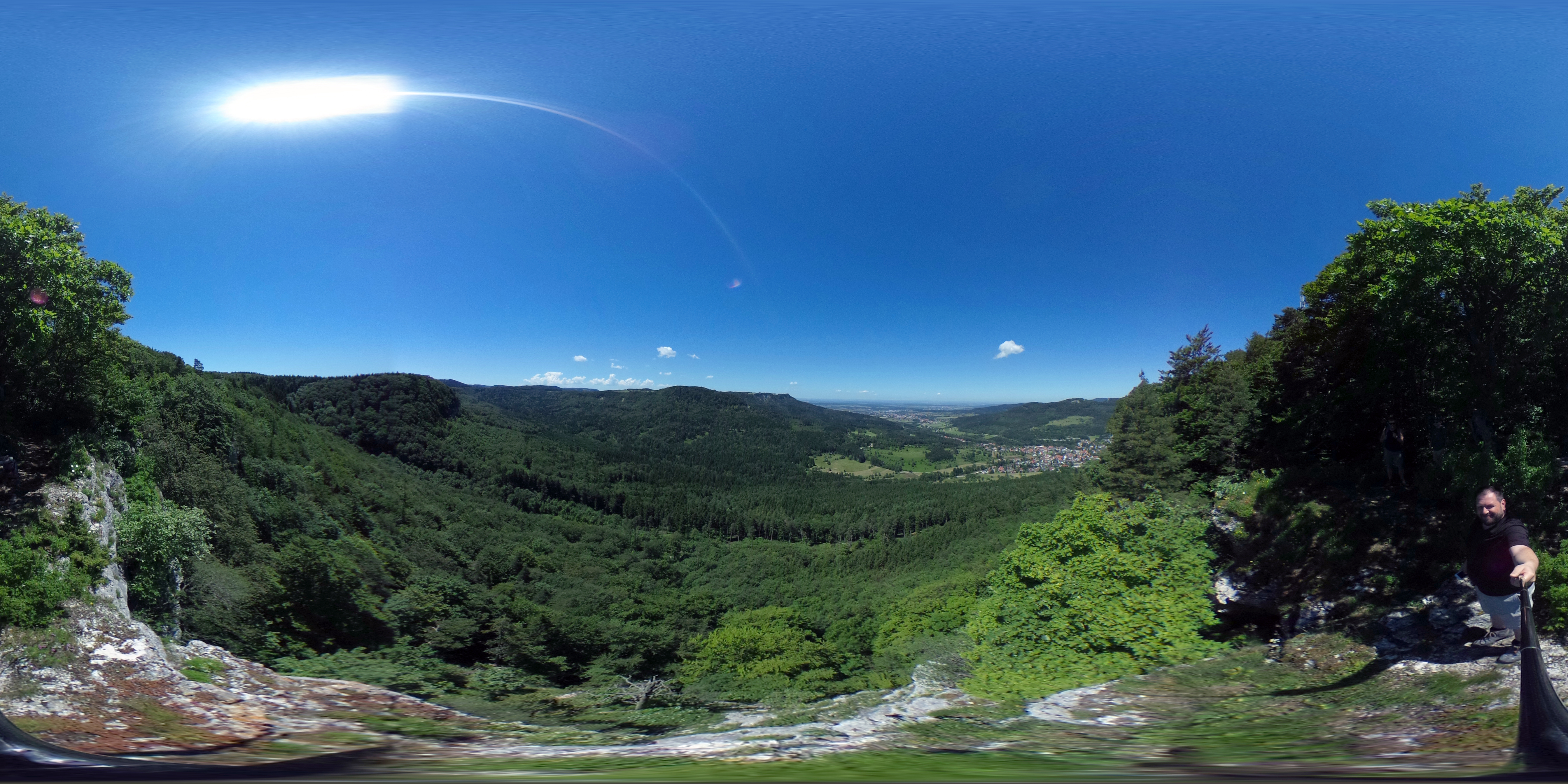 Ausblick vom Gräbelesberg in 360° #theta360
